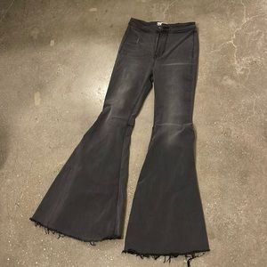 Free people just float on flare jeans